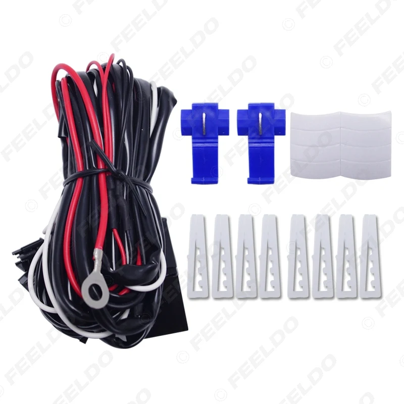 FEELDO 2X146mm 2X131mm Авто Halo кольца хлопковые огни SMD LED Ангельские Глазки для BMW E46 без