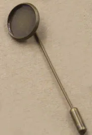 antique bronze tone Нагрудный Знак Брошь с фиксатором круглый гладкий ободок смолы заготовки под Кабошон Установка основы шаль накидка шарф фурнитура Свадебная шляпа булавки - Цвет: antique bronze tone