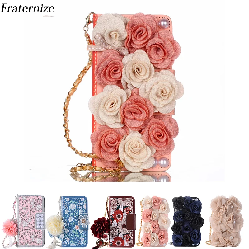 Роскошная сумка для телефона Samsung Galaxy Note 9 8 кожаный флип-чехол с розами и
