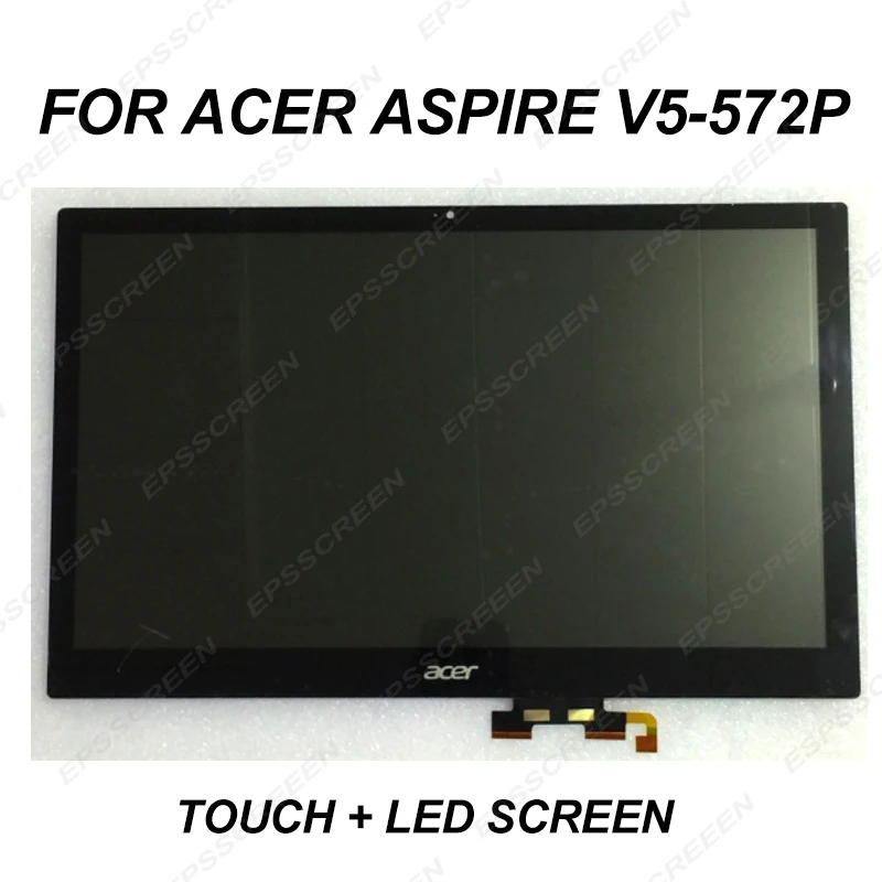 Замена 15,6 дюймов для acer Aspire V5-572P SERIES V5-572P-4853 V5-572P-4429 4824 Сенсорная панель дигитайзер дисплей Переднее стекло экран