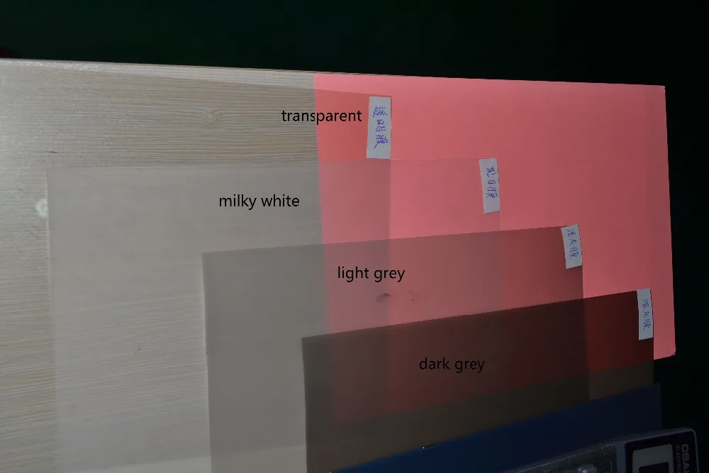 Горячая Распродажа! 4 шт. формата А4 темно-серая и светло-серая белая прозрачная