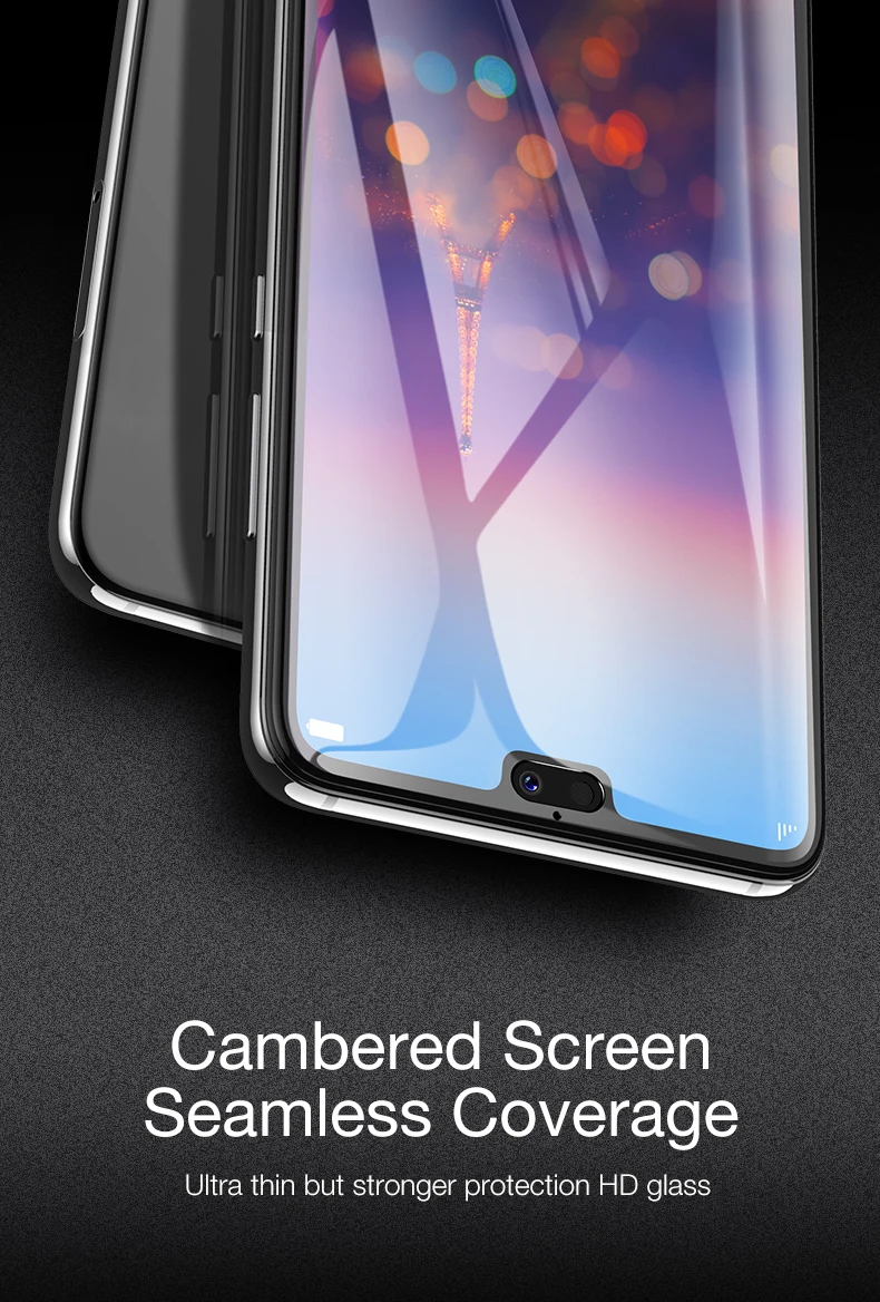 Cafele полное покрытие из закаленного стекла для huawei P20 Pro HD прозрачная защитная пленка для экрана для P20 Pro Защитная пленка для huawei P20