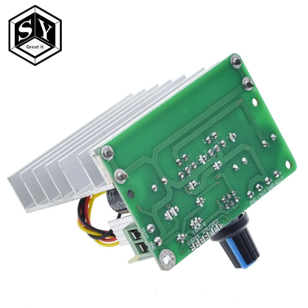 Bluetooth 4,2 TDA2030 15 Вт+ 15 Вт двухканальный усилитель доска модуль 10В-30В с радиатор автомобиля для USB Динамик, Портативный Динамик