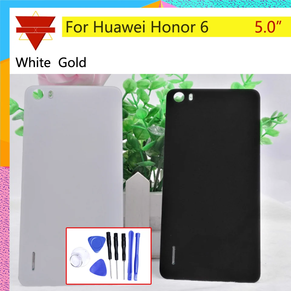 5," для huawei honor 6 Mulan, H60-L02, H60-L12, H60-L04, задняя крышка для батареи, чехол для задней двери, клейкая наклейка на заднюю дверь