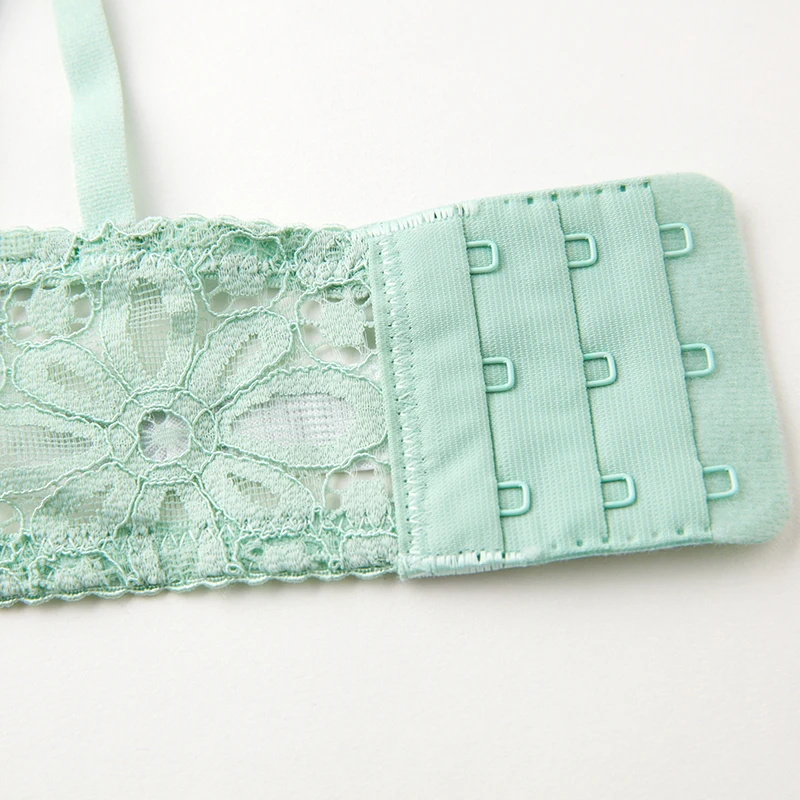 Французский вышивка ультра тонкий сексуальный комплект нижнего белья летние