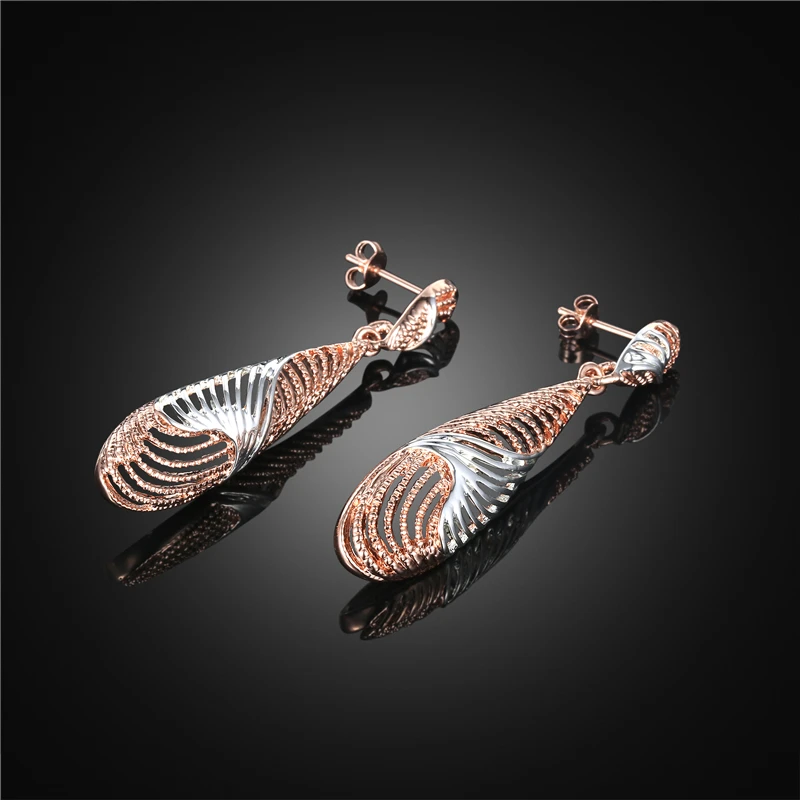 Длинные серьги Rose Gold Цвет серебро Вечеринка для Для женщин Модные украшения