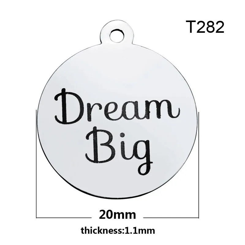 Действительно Русалка лазерная гравировка буквы персонажа 20 мм круглый 316L