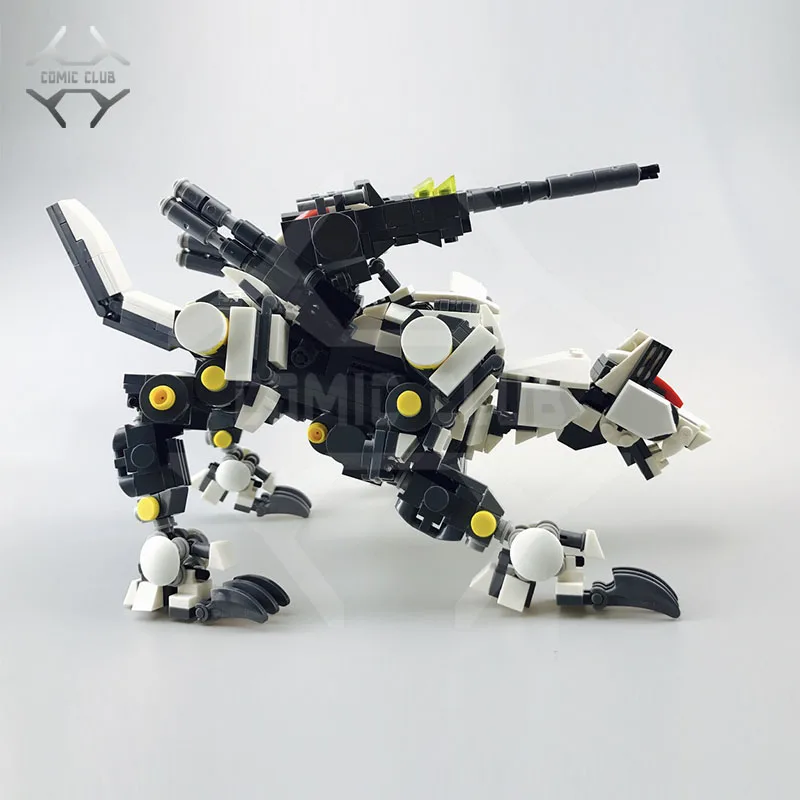 Конструктор MOC из комиксного клуба в наличии робот белый волк оригинальная экшн