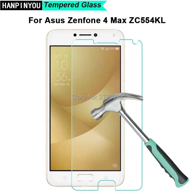 Для Asus Zenfone 4 Max ZC554KL 5 &quotновая твердость 9H 2.5D ультра тонкая закаленная Защитная