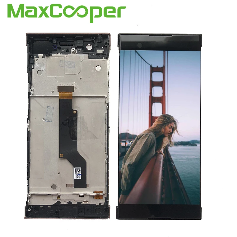ЖК дисплей и дигитайзер сенсорного экрана с рамкой для Sony Xperia XA1 G3116 G3121 G3123 G3125