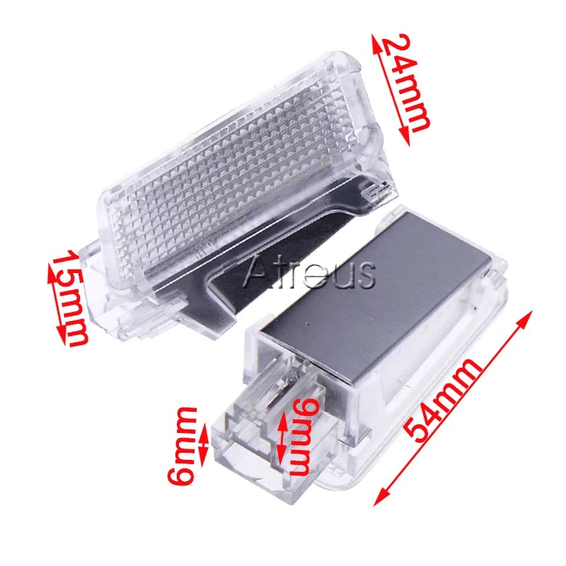 Atreus 2X двери автомобиля приветственное оповещение 12V для Audi A2 A3 S3 A4 S4 RS4 A5 S5 A6 S6 RS6 A8 S8