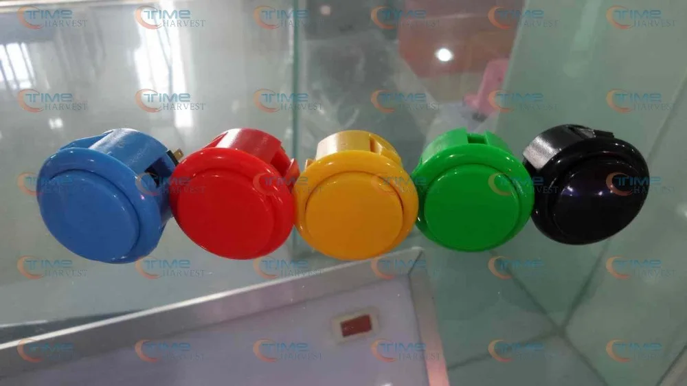 

10 pcs High imitation sanwa button for arcade joystick game joystick arcade rocker accessories game cabinet arcade machine parts
