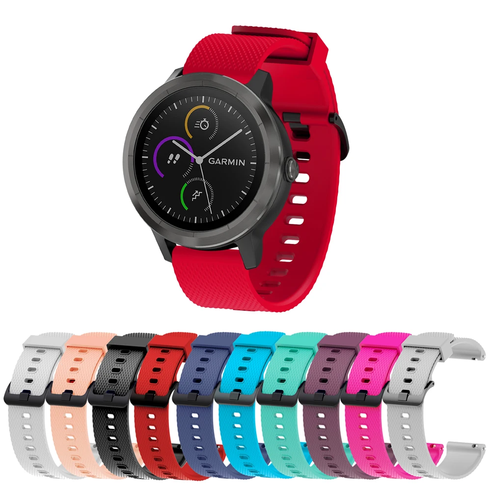 4в1 умные часы аксессуары для Garmin Vivoactive3 Ремешок Браслет мягкий силиконовый браслет для Vivoactive 3 Чехол пленка для экрана