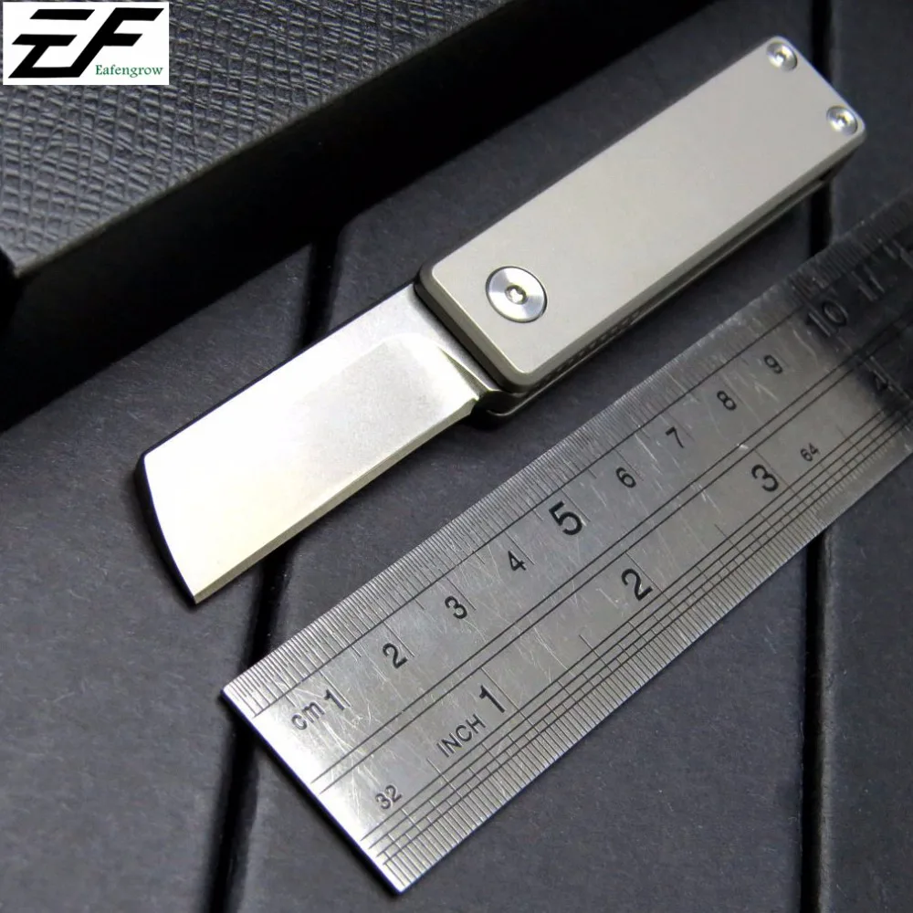 Eafengrow Serge MINI карманный складной Ножи M390 лезвие Титан Сплав Ручка Тактический выживания на открытом воздухе EDC инструмент ножи Новые