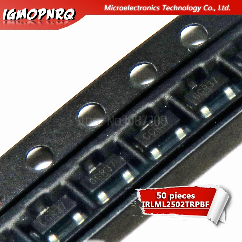 50 шт. IRLML2502TRPBF IRLML2502 IRLML2502TR SOT23 MOSFET новый оригинальный | Электронные компоненты и