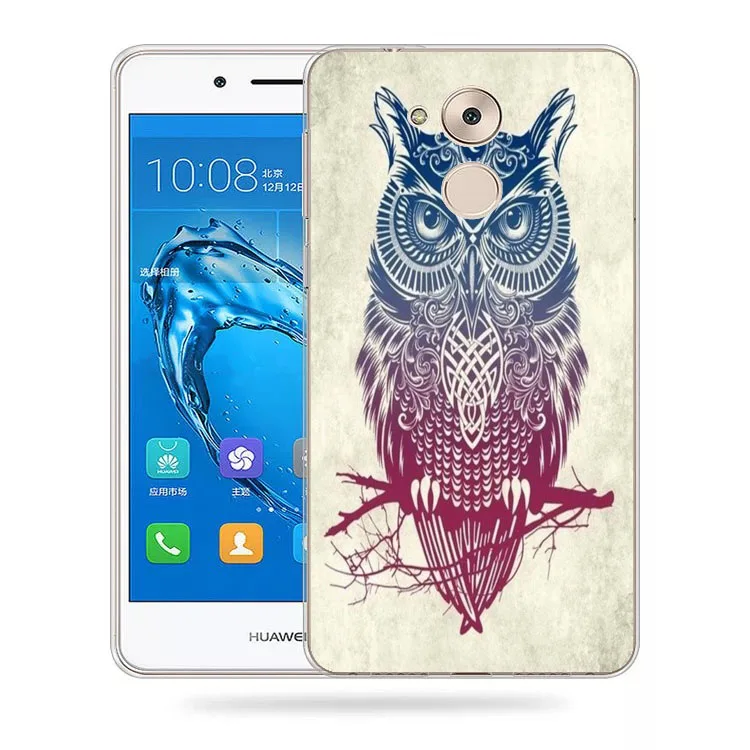 Huawei honor 6a чехол Silicon взгляд кота живопись мягкая ТПУ задняя крышка для huawei телефон