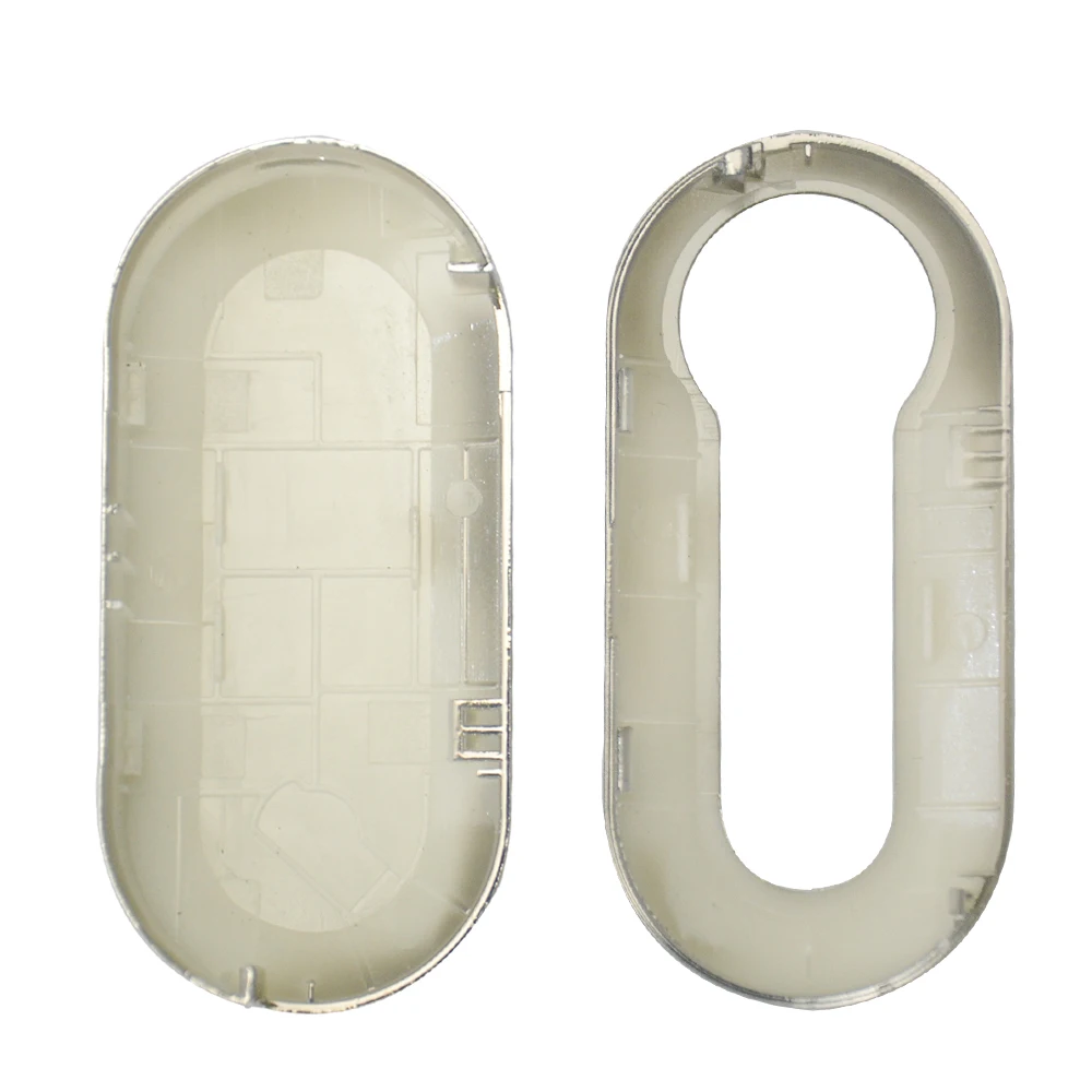 OkeyTech 1 шт. серебристый чехол для дистанционного ключа Оболочка Чехол подходит FIAT