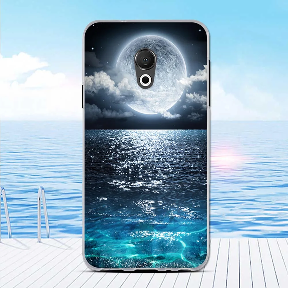 Мягкий чехол из ТПУ для Meizu 15 Lite телефона защитный M15 милый с рисунком бампер |