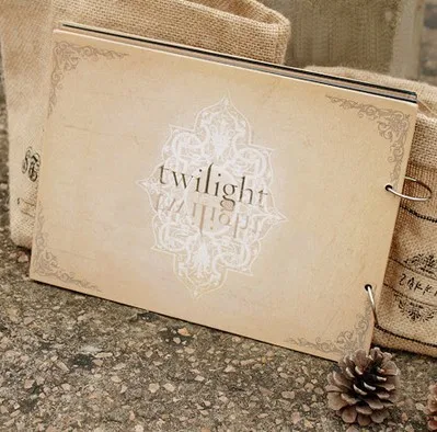 Новый 10 Дюймов Старинные Сумерки Фотоальбом Поделки Ручной Работы Фотоальбомы