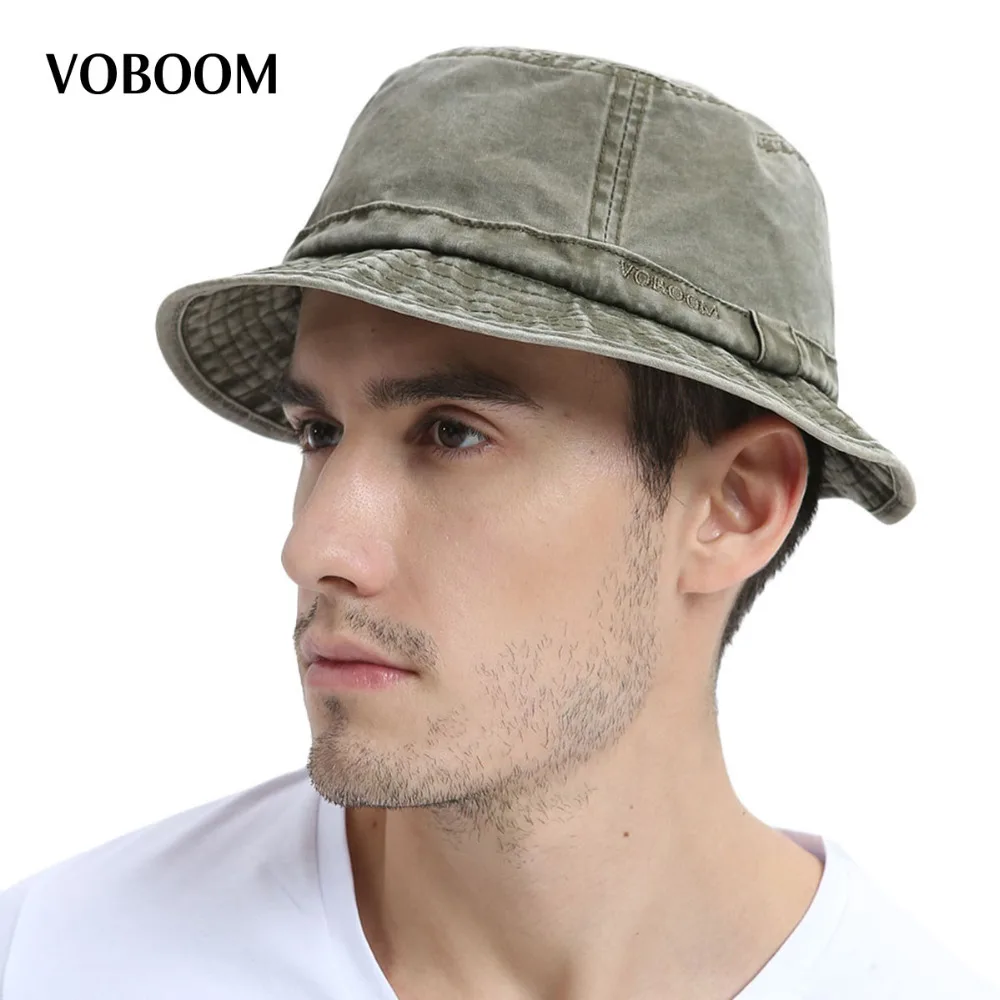 VOBOOM, хлопковая, УФ-защита, Панама, шляпа для мужчин, летняя, для охоты, рыбалки, рыбака, шапки, для путешествий, японская, Солнцезащитная шапка 163