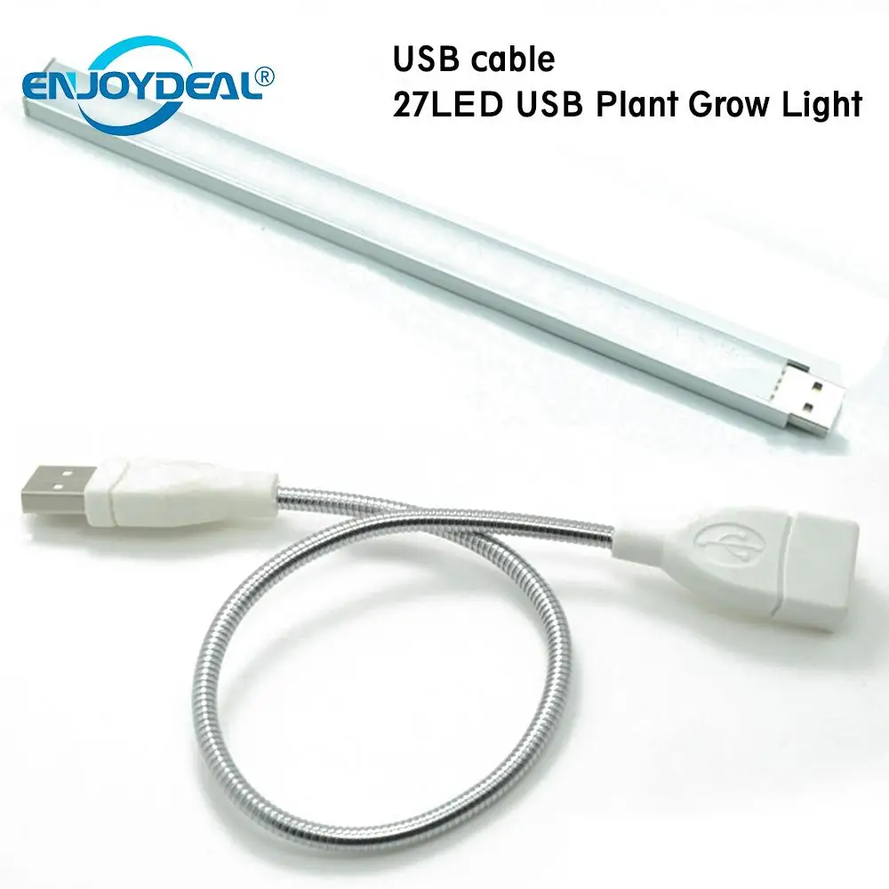 USB Power 27 Led лампа для выращивания растений Цветущая Vegs горшечная Гидропоника
