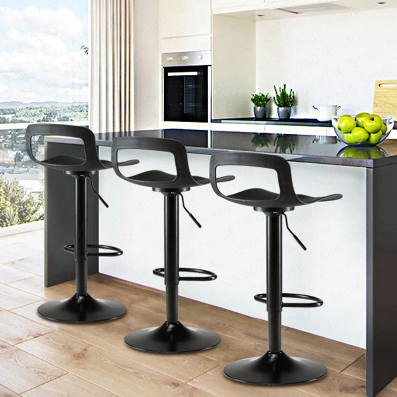 

New European Columbine Bar Stool Modern Minimalist High Stool Bar Chair Home Back Bar Stool Creative Stool Lift Bar Chair