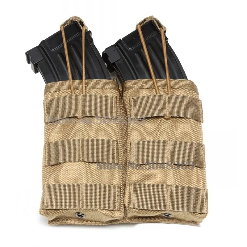 Тактический нейлоновый двойной подсумок для магазинов M4 барсетка Molle Пейнтбол страйкбол сумка для журналов