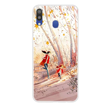 Чехол s для samsung Galaxy M20, чехол s с мультяшным рисунком, прозрачный, мягкий силиконовый чехол, чехол для Galaxy M 20 SM-M205F, оболочка, Fundas - Цвет: A2