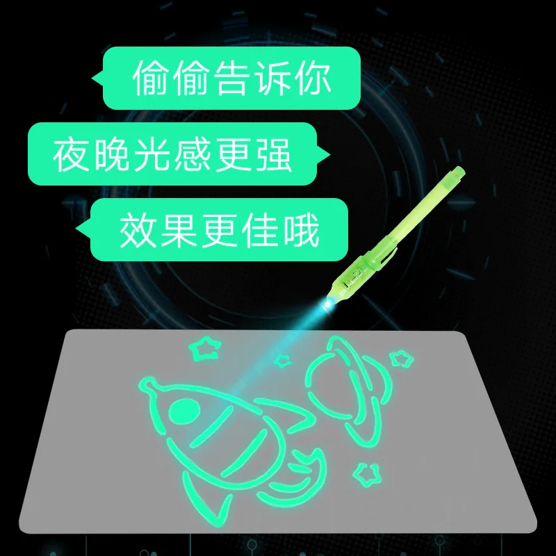 

Onshine light sense painting graffiti board children writing board baby drawing toys early learning education toys 36M+