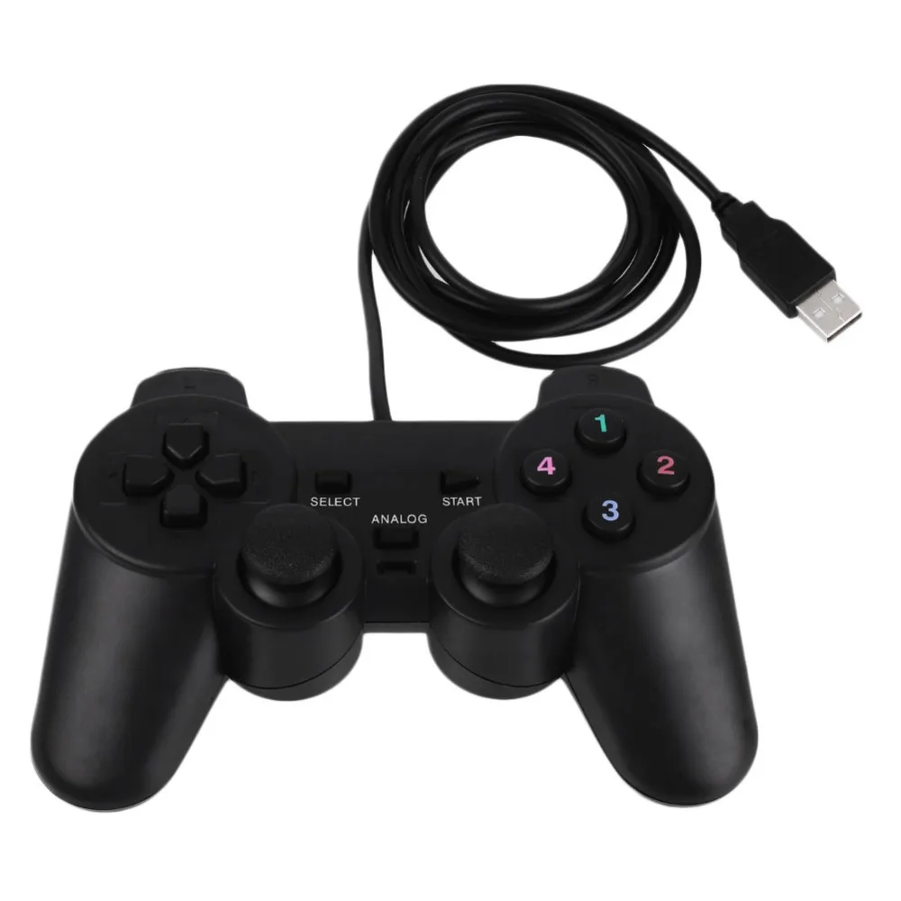 Cewaal проводной геймпад USB игровой контроллер игровой джойстик Управление для ПК компьютер ноутбук геймер черная игровая консоль подарок для мальчика