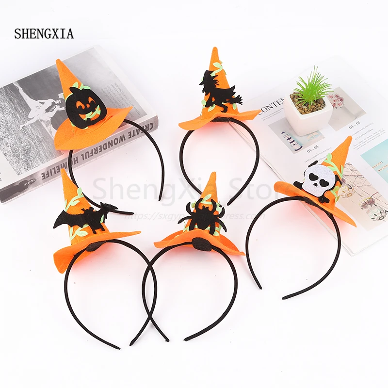 Хэллоуин ведьма головная повязка украшения фестиваль Вечеринка атмосфера