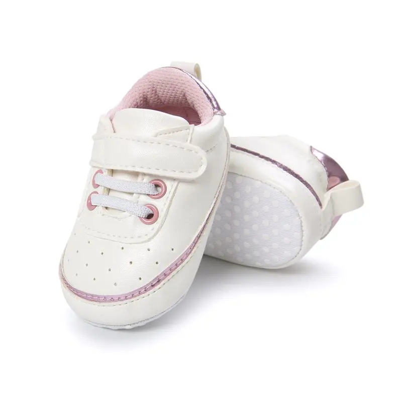 

Fashion Baby Girls Boys Shoes Baby Shoes First Walkers New Solid PU Leather 0-18 Months Toddler Baby Shoe