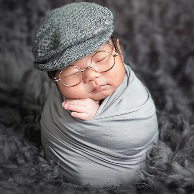 Реквизит для фотосъемки новорожденных тканевые обертывания одеяло ежемесячный