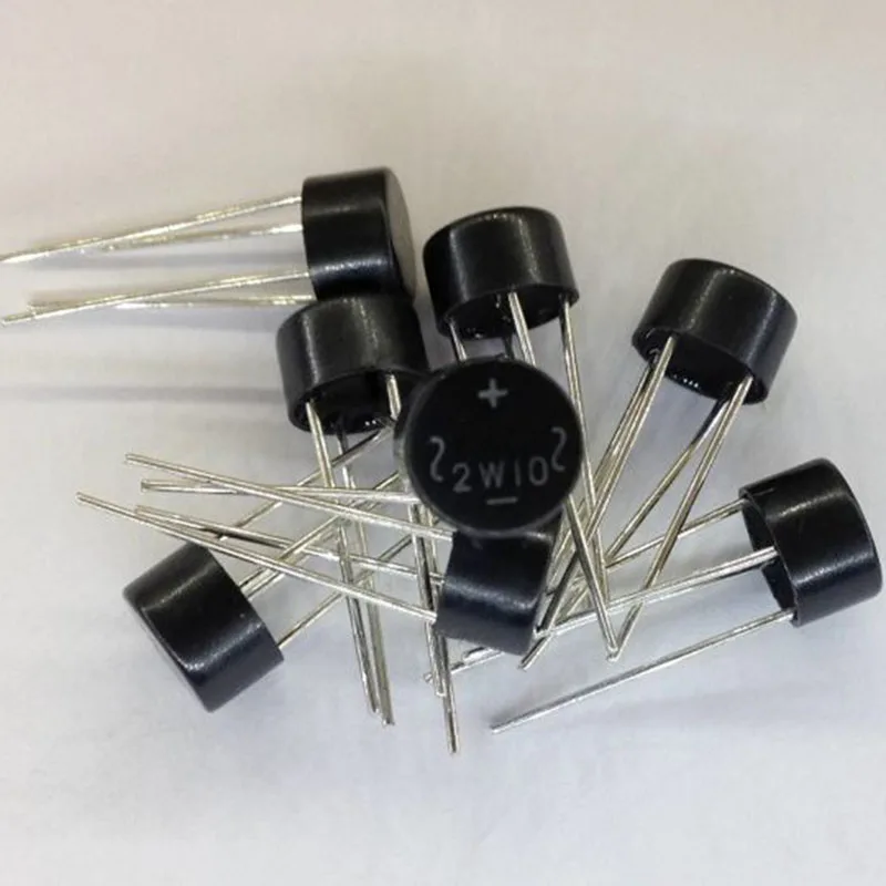 30 шт./лот 2w10 2A 1000V диодный мост выпрямитель 2W10 новый оригинальный | Электроника
