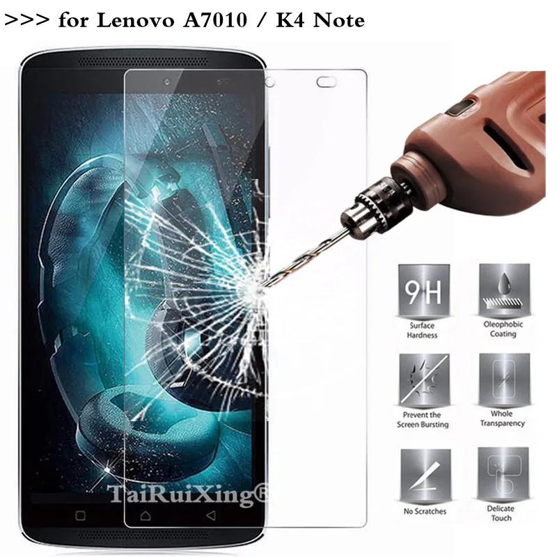 9H 2.5D 0 26 мм Закаленное стекло протектор экрана для Lenovo vibe X3 Lite A7010 K4 Note Защитная