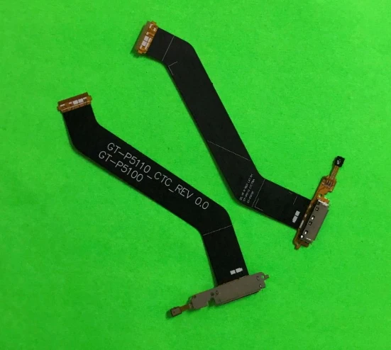 

50pcs New USB Charging Port For Samsung Galaxy Tab 2 10.1 P5100 P5110 Dock Connector Flex Cable Ribbon Replacement