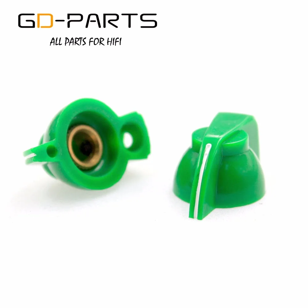 GD-PARTS Зеленые ABS пластиковые ручки в виде куриной головы для гитары усилитель