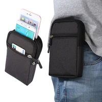 Cowboy Cloth Phone Pouch Belt Clip Bag for Samsung 2016  J7 J5 J3 J1 Case with Pen Holder Waist Bag Outdoor Sport Phone Cover