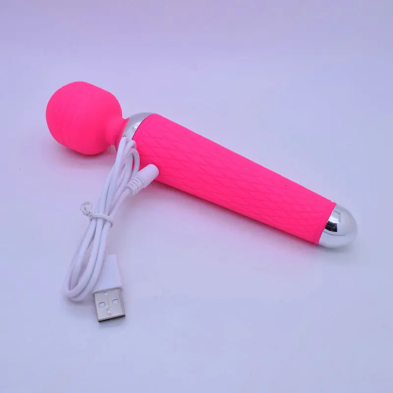 NINGMU USB зарядка 10 скоростей Мощный Тихий Вибратор Av массажер Вибрирующая палочка AV
