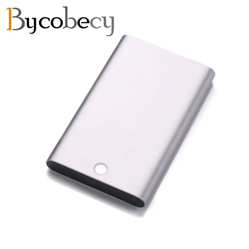 Bycobecy мужские и женские общие новые деловые металлические бизнес-держатель для карт креативный алюминиевый держатель для карт женский короткий кошелек