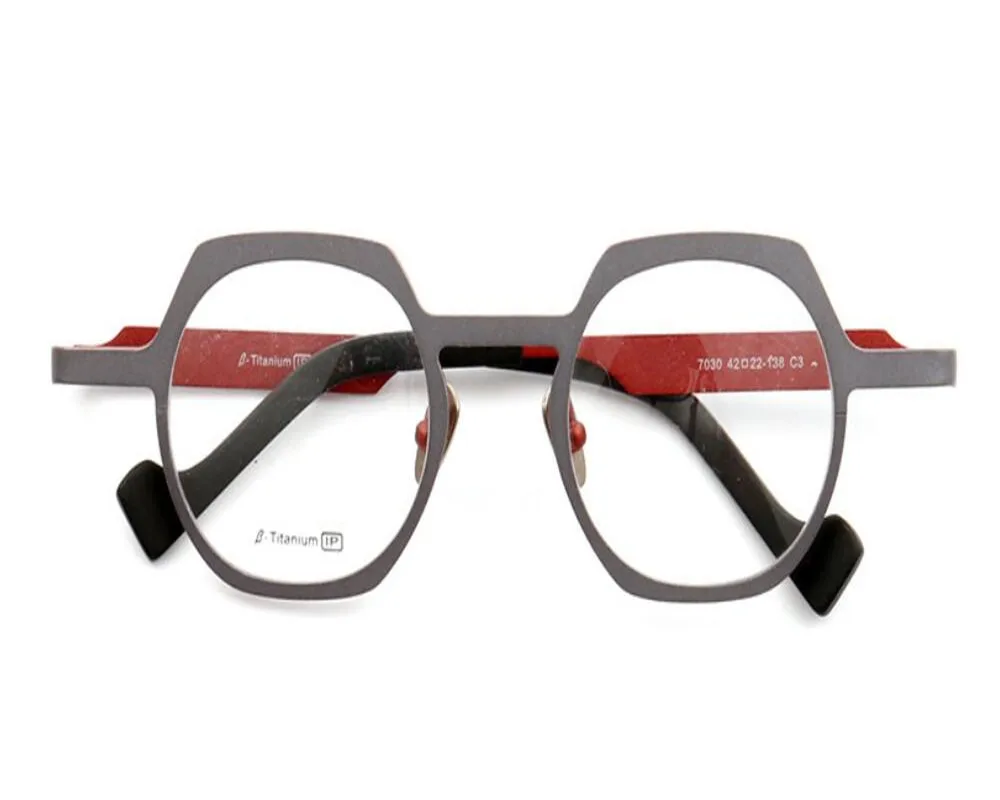 COLOR1 Фирменный дизайн унисекс Ретро полный обод чистый титан прогрессивный мульти-фокусные линзы оправа для дальнозоркости дальние новые очки для чтения - Цвет оправы: COLOR1