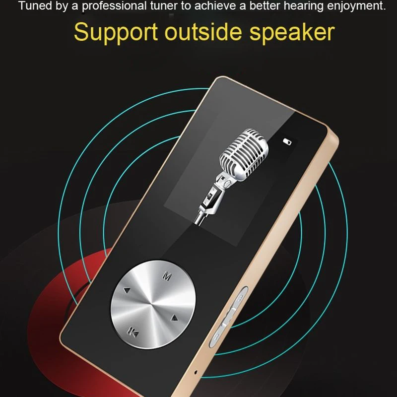 DOITOP BT MP3 MP4 плеер Hifi MP4 плеер полностью металлический спортивный мини Walkman с динамиком поддержка TFCard FM часы игровой рекордер