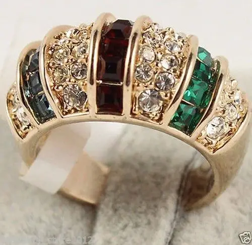 Горячая Распродажа Новый стиль&gt модное ювелирное кристаллическое кольцо размер