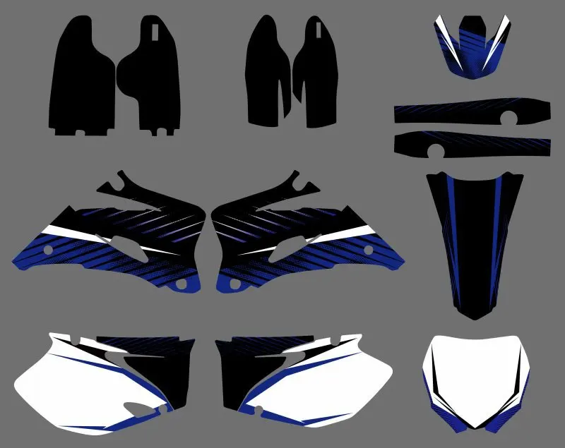 Наборы наклеек для Yamaha YZ250F YZ450F 2006 2007 2008 2009 YZ 250F 450F 250 450 F|sticker kit|yz 250for yamaha |