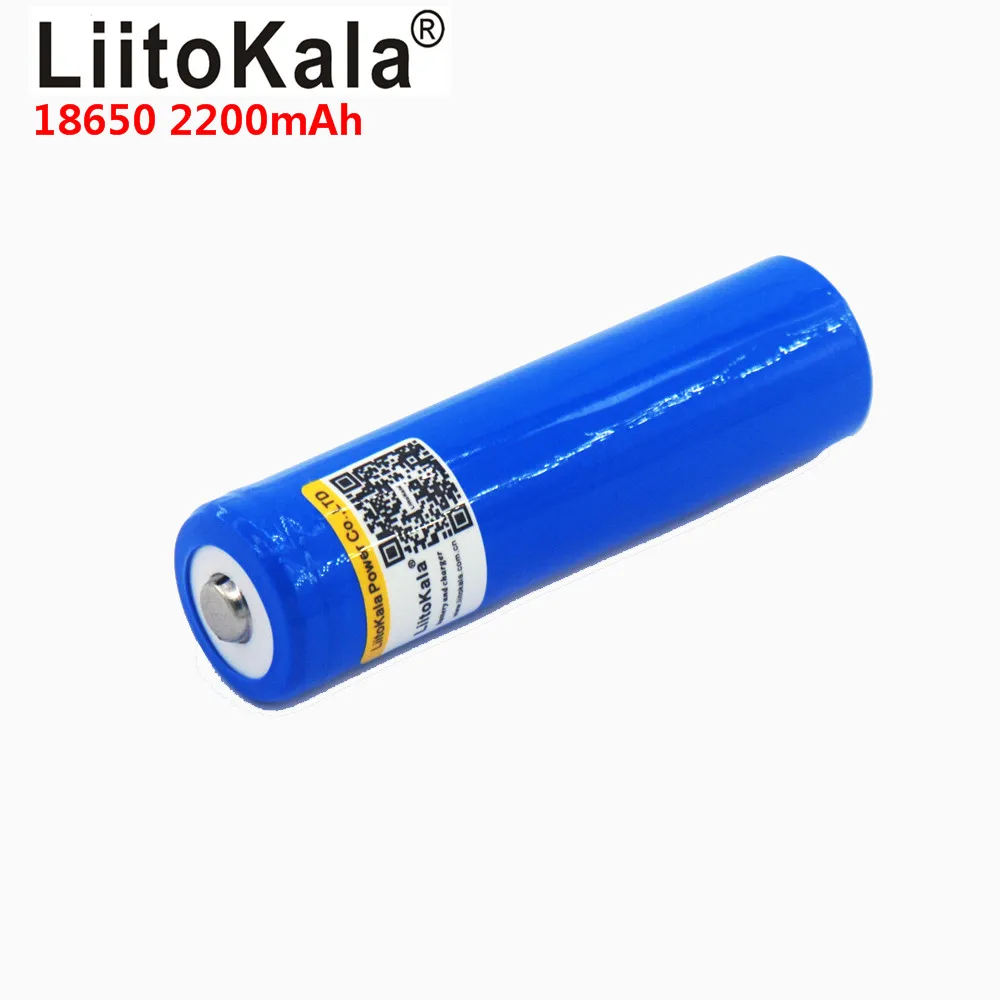 12 шт./лот LiitoKala 18650 3 7 в ма перезаряжаемая литиевая батарея легкие фонарики