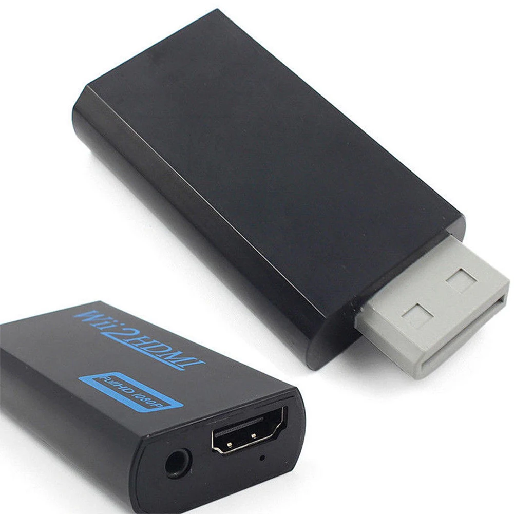 HDMI конвертер Поддержка FullHD 720 P 1080 P 3,5 мм аудио для wii 2 HDMI адаптер преобразования