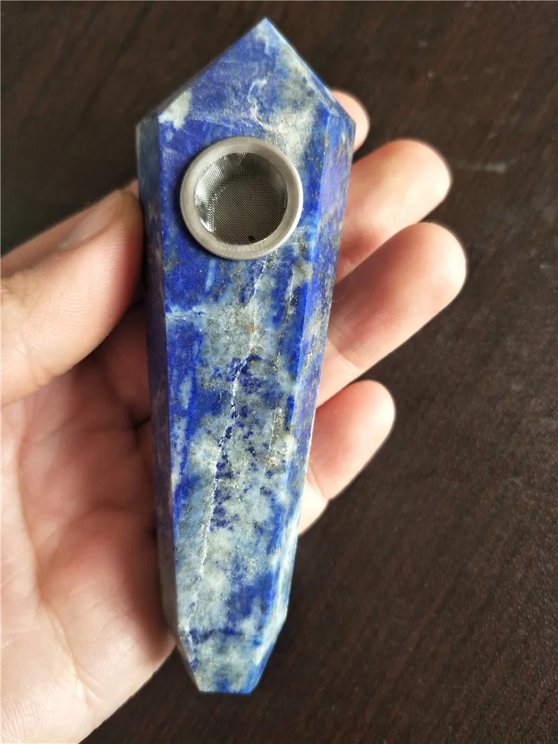 lapis lazulia crystal smoking pipes free shipping | Дом и сад