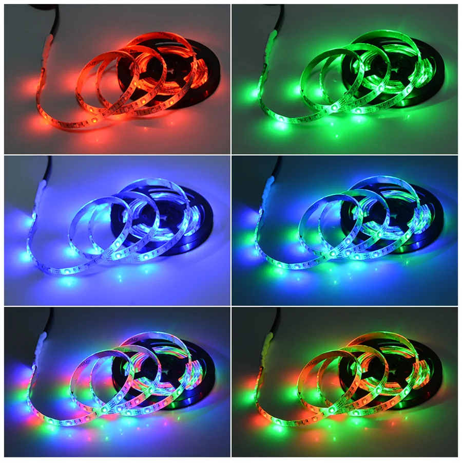 USB Светодиодная лента лампа 2835SMD DC5V гибкий светодиодный светильник лента 1 м 2 м 3 м 4 м 5 М HD ТВ Настольный экран подсветка косой светильник ing