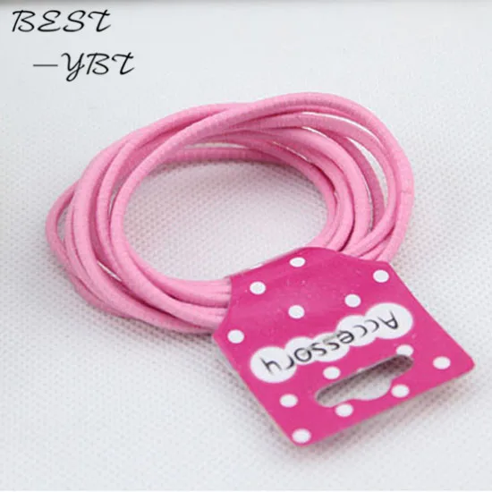 10 pcs/lot Cheap candy color ropes Fashion Cute Kids Elastic Hair Rope Ponytail Holder Band Ties Girls Accessories |