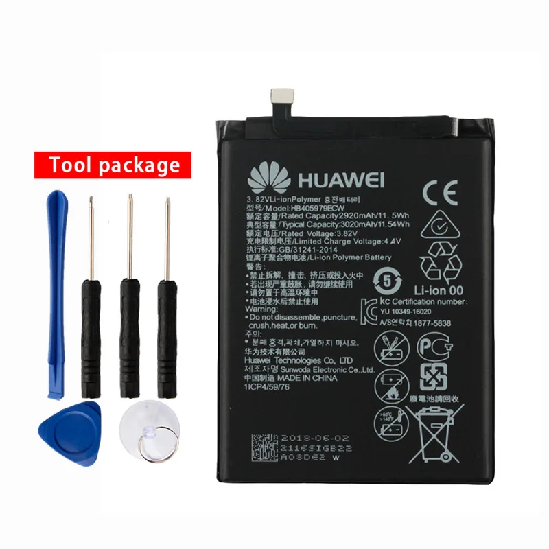 HB405979ECW телефон батарея для huawei Honor 6A DLI-AL10 DLI-AL10A DLI-AL10B DLI-TL20 DLI-L22 NOVA